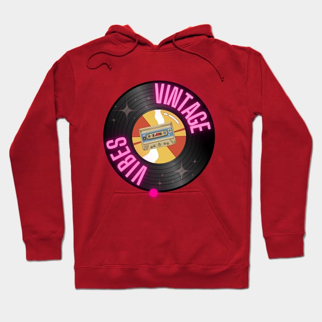 Vintage Vibes Hoodie by TKM Studios